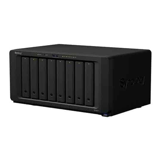 Synology DS1821+ 8 Bay Desktop NAS Enclosure 2.5"/3.5" HDD/SSD + 2x M.2 NVMe